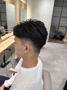 ウルバイオハナ(Ulu by ohana) メンズショート/ワンカールパーマ/メンズカット