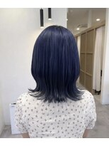 ゲストヘアー(GUEST hair)&nbsp;ディープネイビー×外ハネボブ