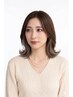 【お洒落も楽しむ◎脱白髪染め】似合わせカット+イヤリングカラー