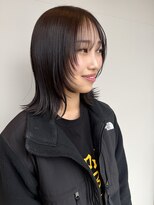 シー(The She's)&nbsp;肌映え艶カラー　レイヤーボブ×グレーブラウン◎