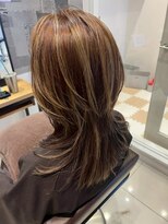 アース いわき店(HAIR&MAKE EARTH)&nbsp;シークレットハイライト×くびれミディ