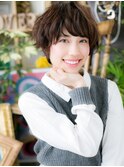 *bliss大宮*ラブカジュアル★くせ毛風小顔ショートa