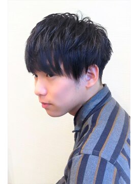 ヘアースペースシャルム (HAIR SPACE Charme) 黒髪 前下がりクラウドマッシュ♪