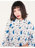 オン眉×外ハネブラントカット