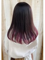 ヘアホームエイト(Hair Home No,8) *inner color×wine red*