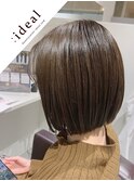 20代30代40代☆オシャレなのにラクチン☆コンパクトなミニボブ