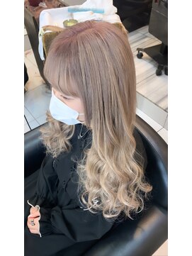 プログレスプラス ☆ハイトーンwカラー王道☆ミルクティー☆ケアブリーチ 韓国