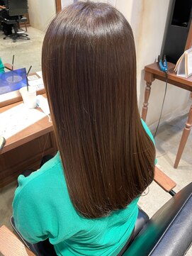 シェノン サントル(CHAINON CENTRE) 前髪/マチルダボブ/ピンクベージュ/インナーグレージュ