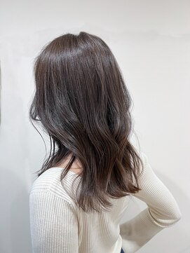 ロロン 下高井戸(LORONG) ミディアムスタイル　アッシュグレージュ