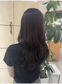 20代30代40代大人可愛い韓国ヘアピンクブラウン