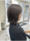 大人かわいい切りっぱなしボブ【村山武史】