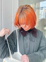 チクロヘアー(Ticro hair) @nkkn15 design orange