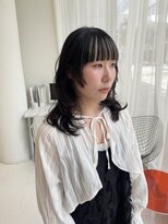 ハイブ 金沢(Hive)&nbsp;ワイドバングフルバング前髪インナーホワイトベージュレイヤー