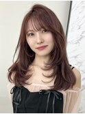 ロングレイヤー 韓国ヘア