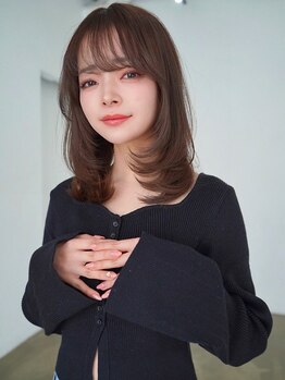 アンジェリカ バイ マジョラム(ANGELICA by marjoram)の写真/艶感や透明感も諦めたくないオシャレに明るく染めたい大人の女性に◎他のサロンでは出せない色味が出せる♪