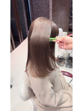 アース 大曽根店(HAIR&MAKE EARTH) ミルクティーベージュ