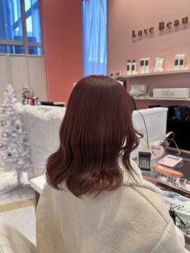 リー 梅田(Lee) ブリーチ回数0回！ピンクベージュ！