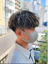 ビカムメンズヘアー 栄店(become men's hair)&nbsp;メンズメッシュパーマ×波巻きスパイラルパーマ