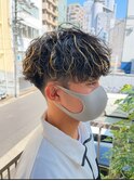 メンズメッシュパーマ×波巻きスパイラルパーマ