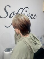 ソッフィオーネ(Soffione)&nbsp;フォックスカラー/エンドカラー/ホワイトベージュ