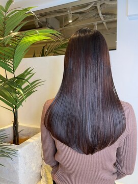 ジーナ 船橋(Zina) 髪質改善*ロングレイヤーグレーベージュ*美髪【Zina船橋】