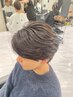 カット＋ニュアンスフェザーパーマ＋クリームor処理剤