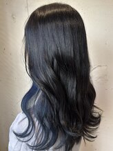 サロン ド ソーホー 蕨(Salon de SOHO) チラ見えイヤリングカラー◎ネイビーブルー【中川 史菜】