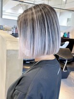 ミディアム美髪韓国ヘアボブ_ba376912