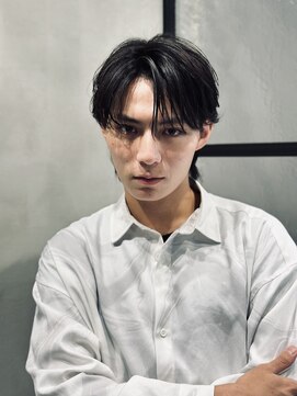 ロンドオム 池袋(Lond Homme) men's/メンズ/ブルーブラック/フェザーパーマ/ダウンパーマ/池袋