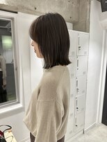 ヨーク(YOKE)&nbsp;YOKE 切りっぱなしボブ外ハネボブ大人ボブアッシュベージュ艶髪