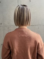 ギークス(GEEKS) 【GEEKS渋谷】アンブレラカラー/切りっぱなしボブ/冬カラー/小顔