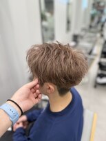 ジュール メンズ 大分(Joule men's)&nbsp;ミルクティーグレージュ/ダブルカラー/メンズカット［大分駅］