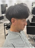 MEN’S HAIR/サーフカール/刈り上げセンターパート/新田