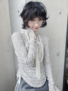 ドゥーア 代官山(Door) #黒髪パーマ#前髪#顔まわりレイヤー#ニュアンスパーマ