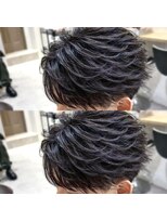 アイトーキョープラスシー 横浜(AI TOKYO+Sea) 横浜/高島町/フェザーパーマ/毛流れパーマ/センターパート