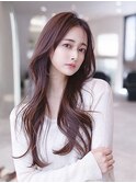 くびれ顔周りレイヤーカットロング美髪質改善トリートメント