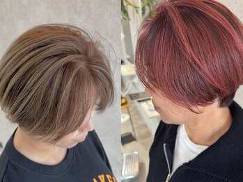 アルファ ヘアー(ALPHA HAIR)の写真/ALPHAオリジナルの3Dhighlightで白髪を活かして髪に動きと立体感を♪