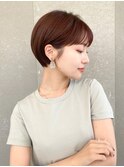 ハンサムショート/丸みショートボブ/20代30代40代50代/顔周り