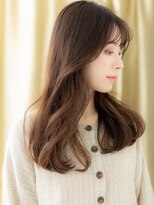 カバーヘア ブリス 北浦和(COVER HAIR bliss)&nbsp;シースルーバング韓国巻きヨシンモリゆるふわロング30代40代X