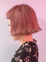 チェルシー 梅田(CHELSEA)&nbsp;［CHELSEA］ピンクカラー ×ミニボブ☆お客様スタイル