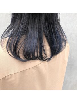 ビリーフ エマ 寝屋川店(be’leef.ema) 裾カラー ブルー