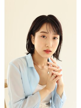 ヘアーアンドメイク エクリ 不動前店(Hair&Make equri) 【スタイルYUI】爽やかボブ　艶感カラー