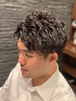 プレミアムバーバー 目黒店(PREMIUM BARBER produce by HIRO GINZA)&nbsp;ニュアンスパーマスタイル