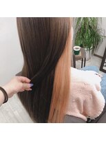 ウルティア(ulutia)&nbsp;ブラウン×サーモンピンク