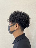 アグランテトラ 野田阪神店(a Gland tetra) スパイラルパーマ　刈り上げマッシュツーブロック　20代30代