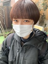 ブルー(BLUE)&nbsp;#BLUEボブ　前髪から作るショート