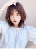 《Agu hair》シースルーの透け感×涼しげミディ