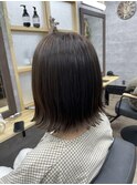 艶髪カラー・外ハネボブ