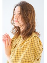 ☆『 ゆるふわセミディ/前髪なし』 大人可愛いセンターパート☆