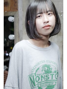 ヘアー グランジ プラス(hair Glunge Plus) 【ベルボブ】自然な仕上がりのテクニカル縮毛矯正